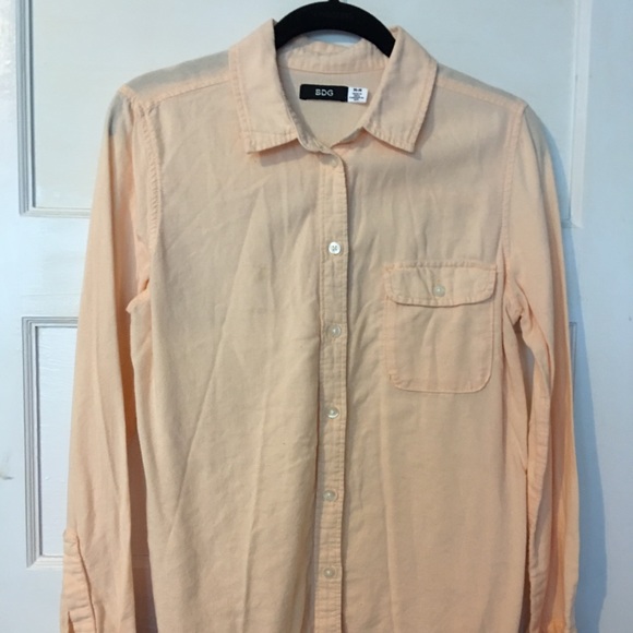 BDG peach button up. - Picture 1 of 2