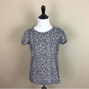 Anthropologie Post Mark Trace Jacquard Tee