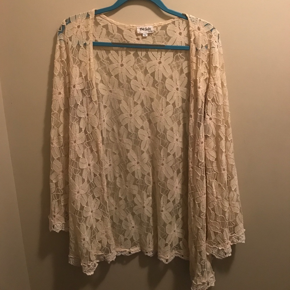 Urban outfitters lace kimono
