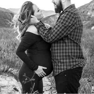 Sew trendy accessories maternity maxi dress