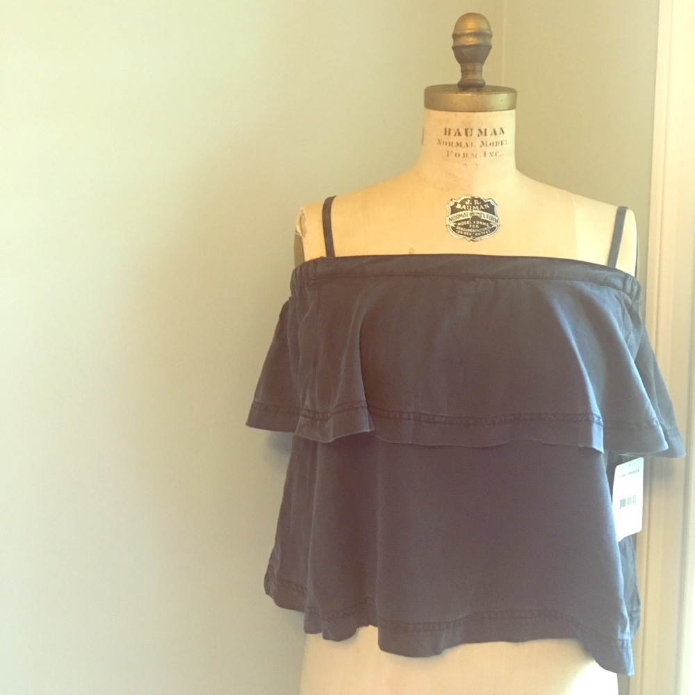 Free people off the shoulder  top, small