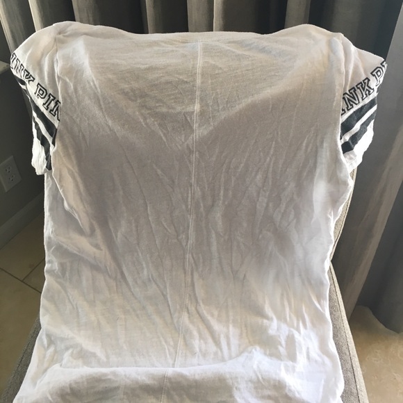 T-shirt, "PINK", states XS, appears more small-med - Picture 2 of 2