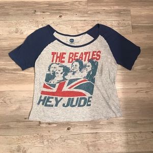 The Beatles Hey Jude Cropped T-shirt