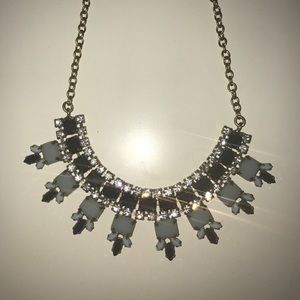 J. Crew light / dark blue bubble necklace