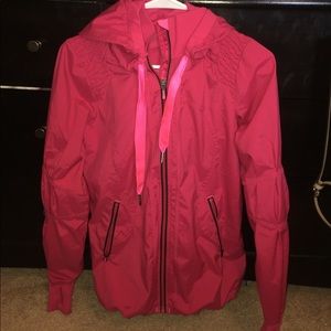 Lululemon windbreaker jacket with hoodie