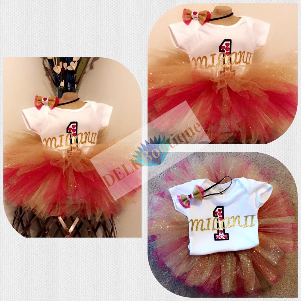 Birthday Onesie Tutu Set