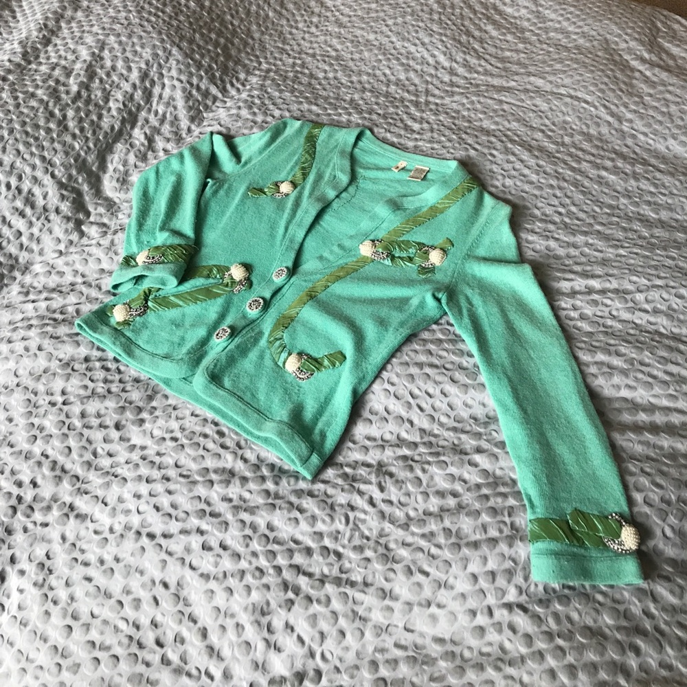 Anthropologie Moth brand decorative sweater