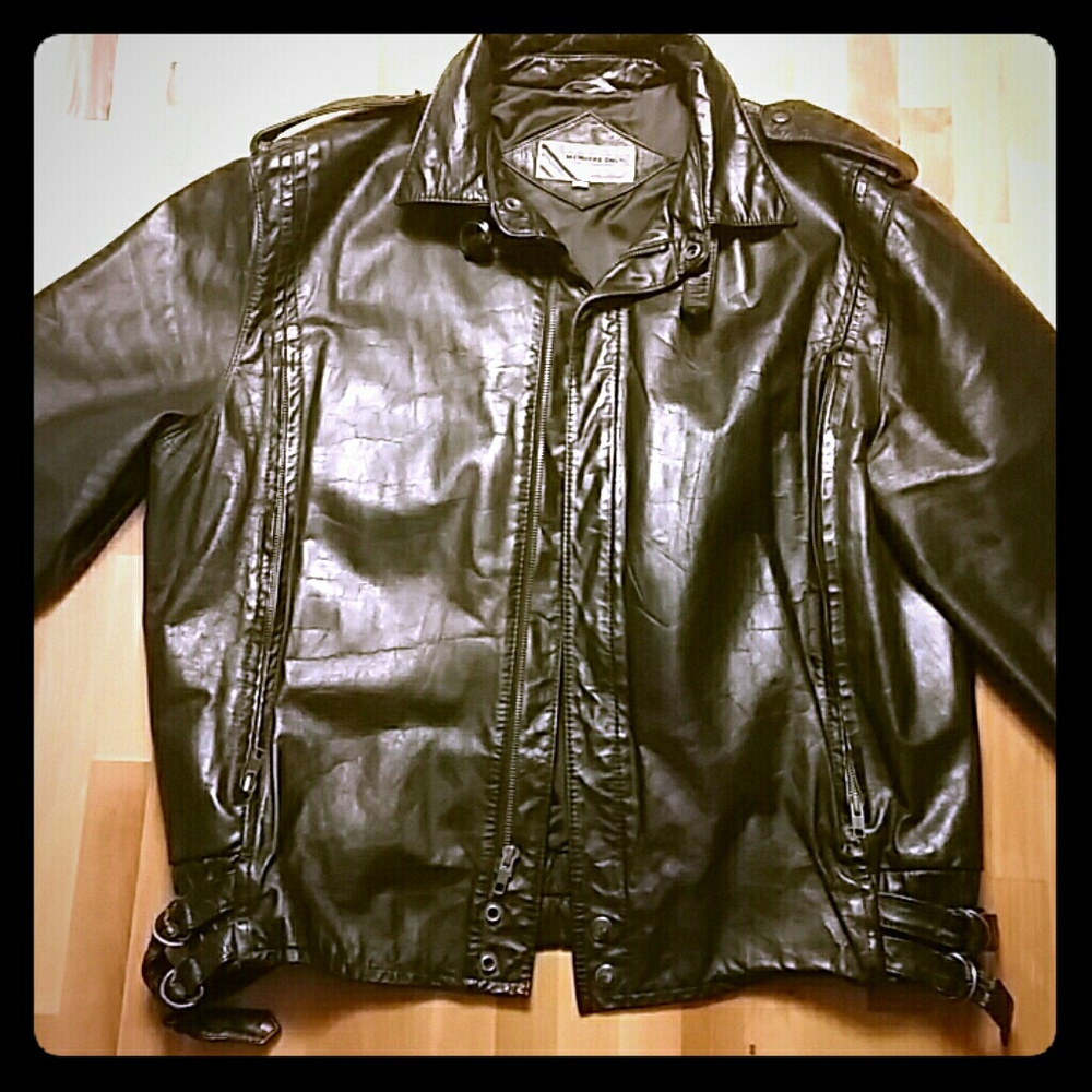 Rare Vintage MembersOnly Leather Motorcycle Jacket