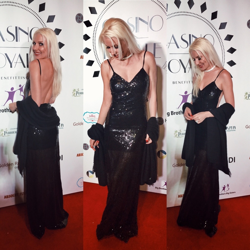 Beautiful sequins evening gown