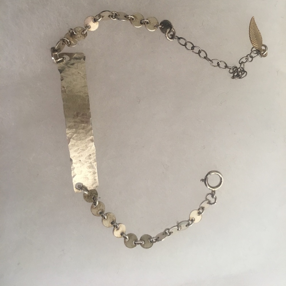 14 karat gold fill bar bracelet