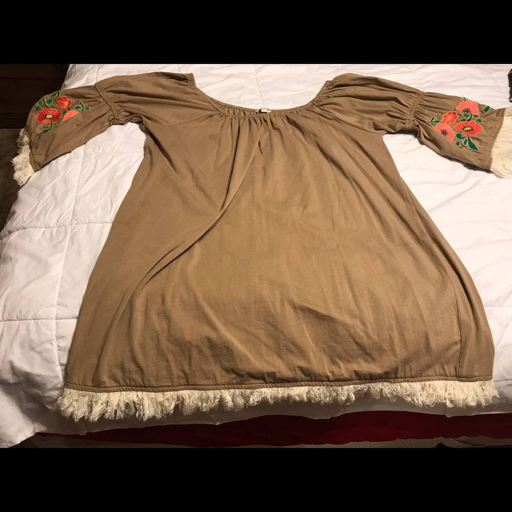 off shoulder dress/shirt