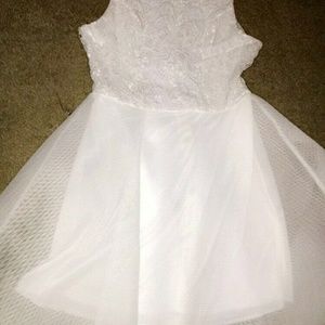 White Semi-Formal Dress