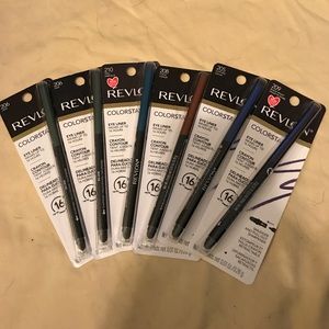 Revlon Colorstay Eyeliners set of 6 Brand New