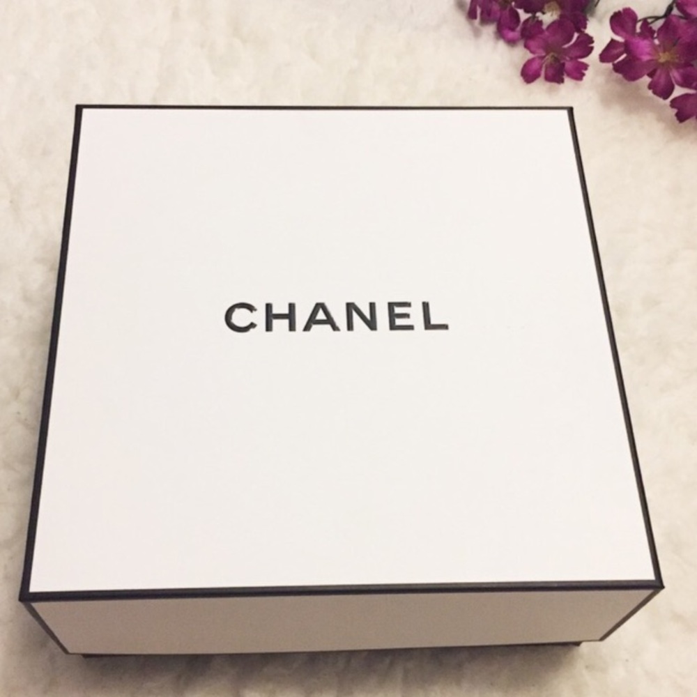 Authentic New Chanel Box, Card,Ribbon Set