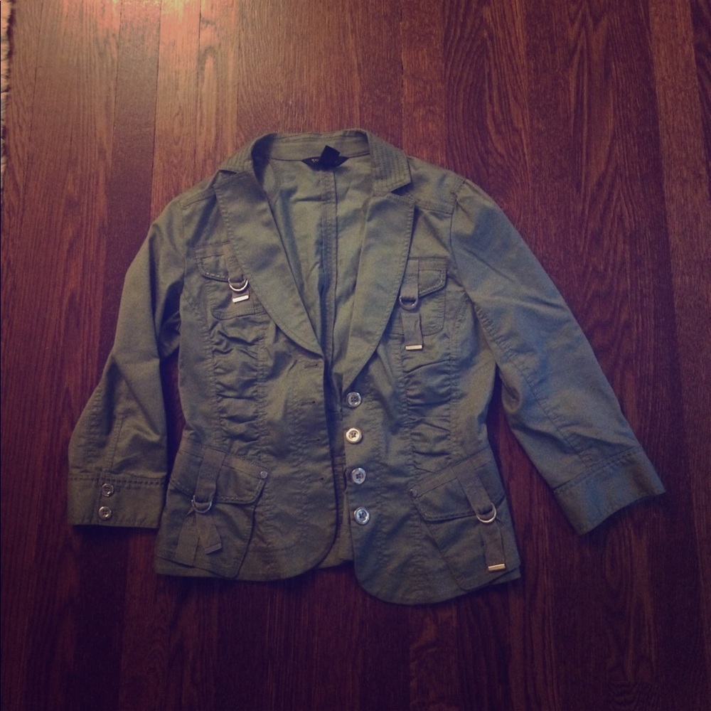 Army green spring jacket