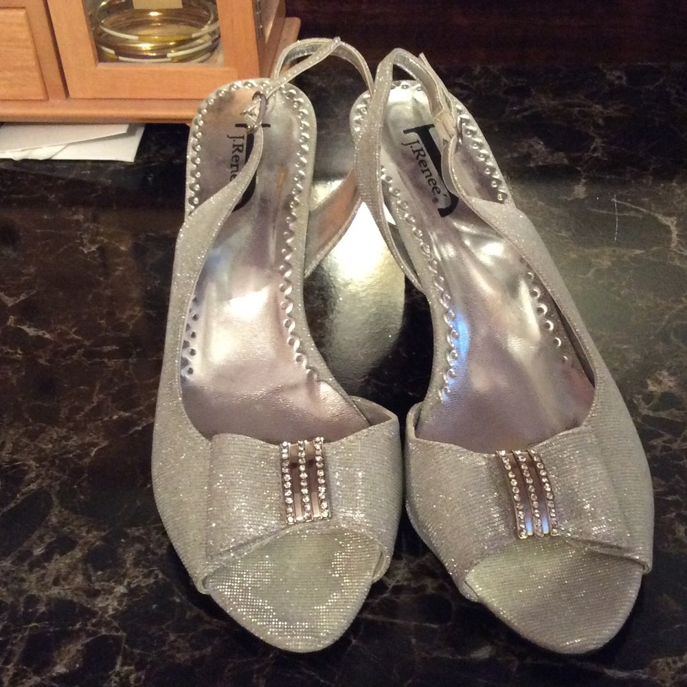 Short Heeled Sling Back J Renee