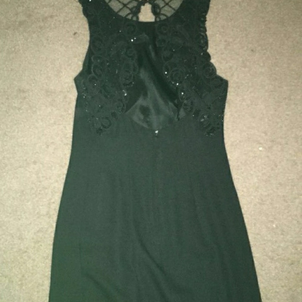 Black formal long dress