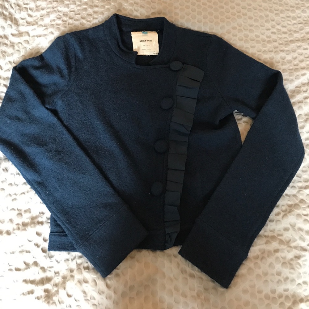 Anthropologie Sparrow brand waistcoat jacket