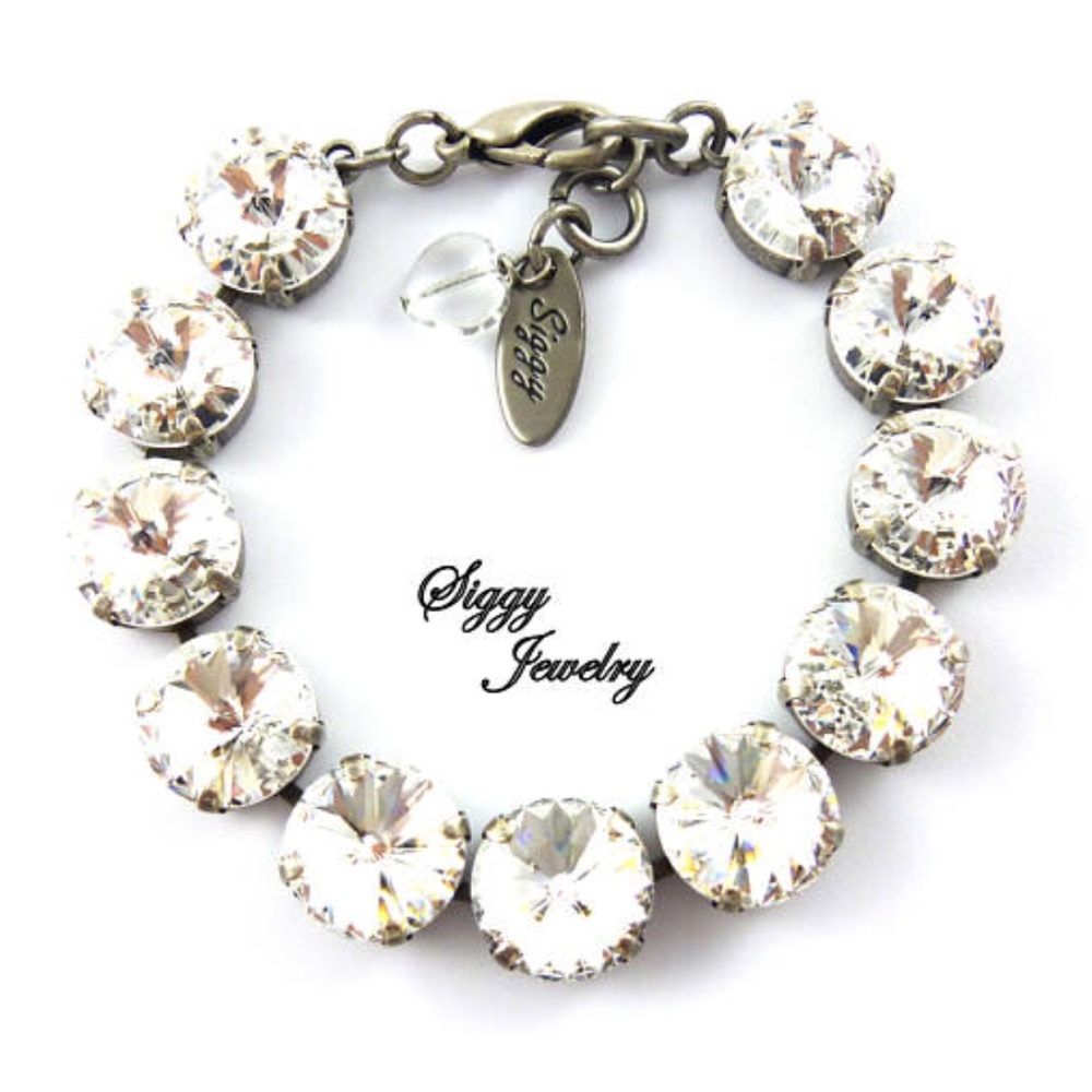 Swarovski Crystal 12 mm Bracelet in Clear