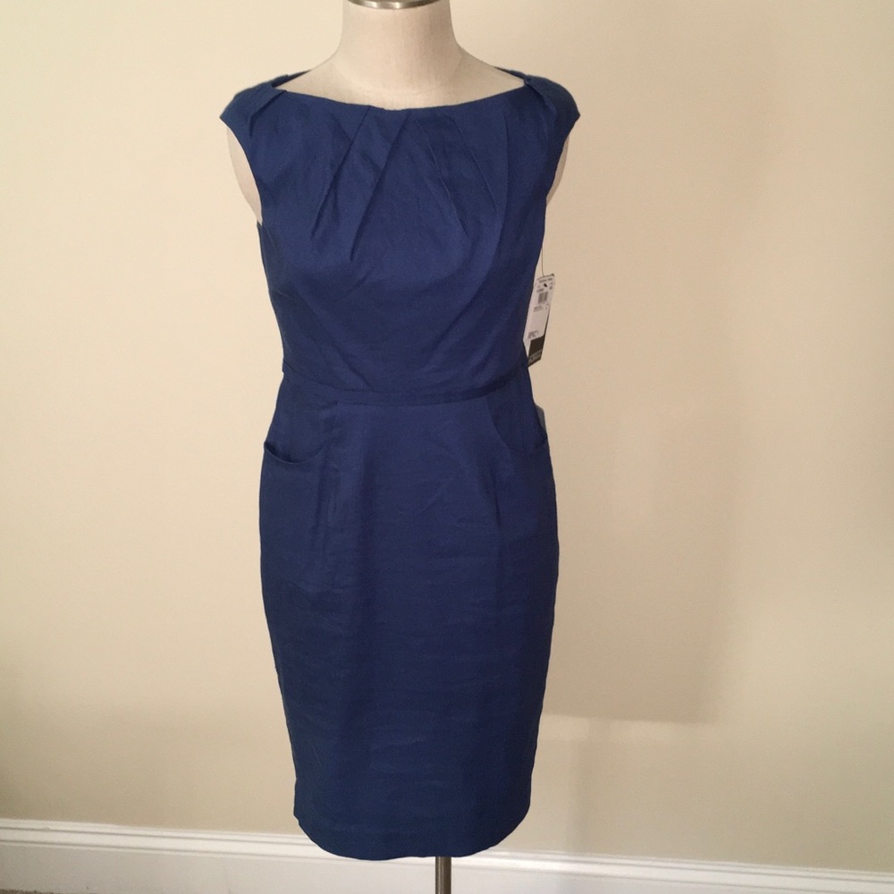 Adrianna Papell Linen dress with pockets