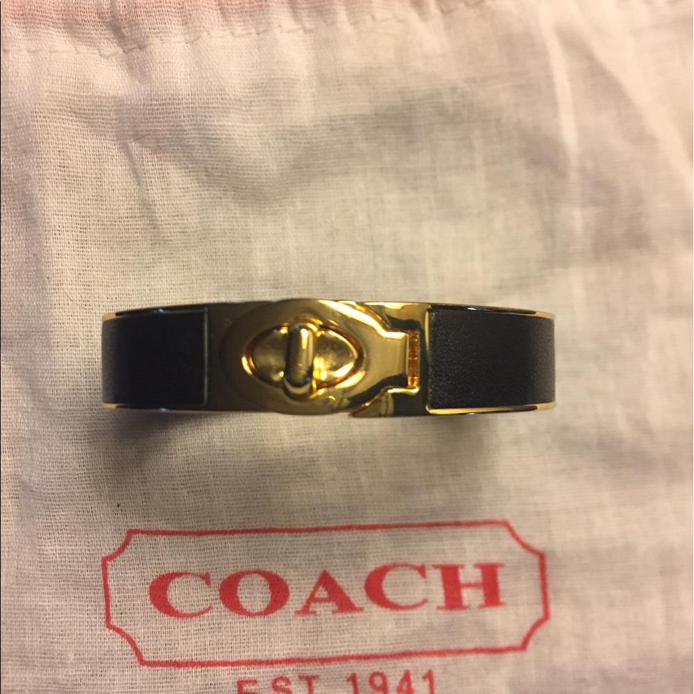 Authentic Coach Lock Bangle Bracelet