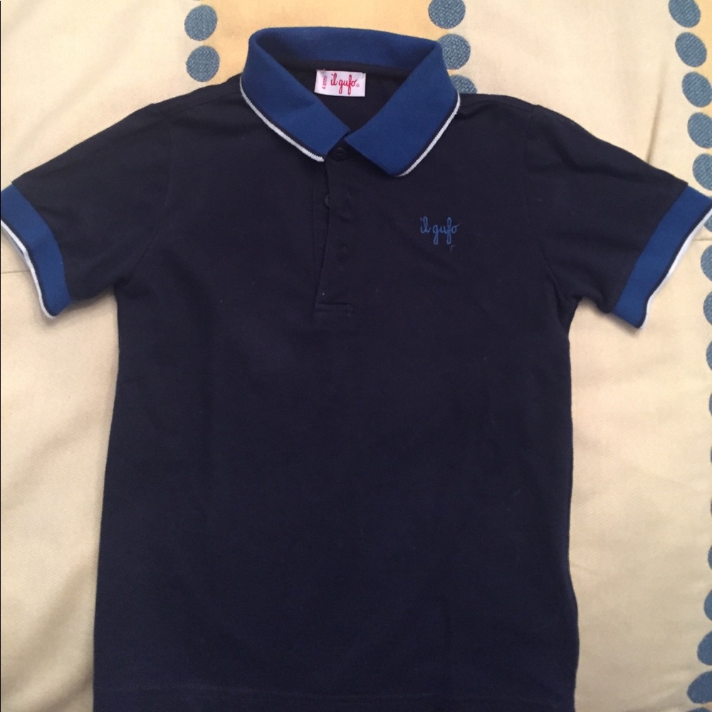Il gufo boys Italian polo shirt BNWOT