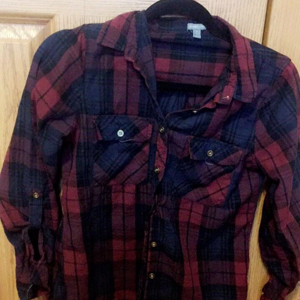 Charlotte Russe plaid shirt