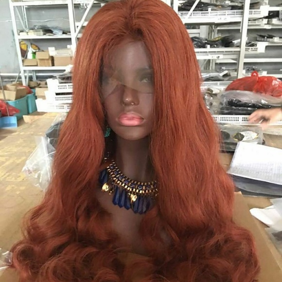 Auburn Beauty LaceFront Human Hair Wig w2-24 inch! main image 4