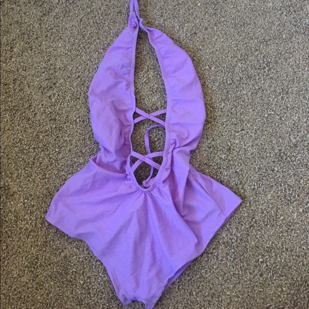 Little Black Diamond purple rave bodysuit