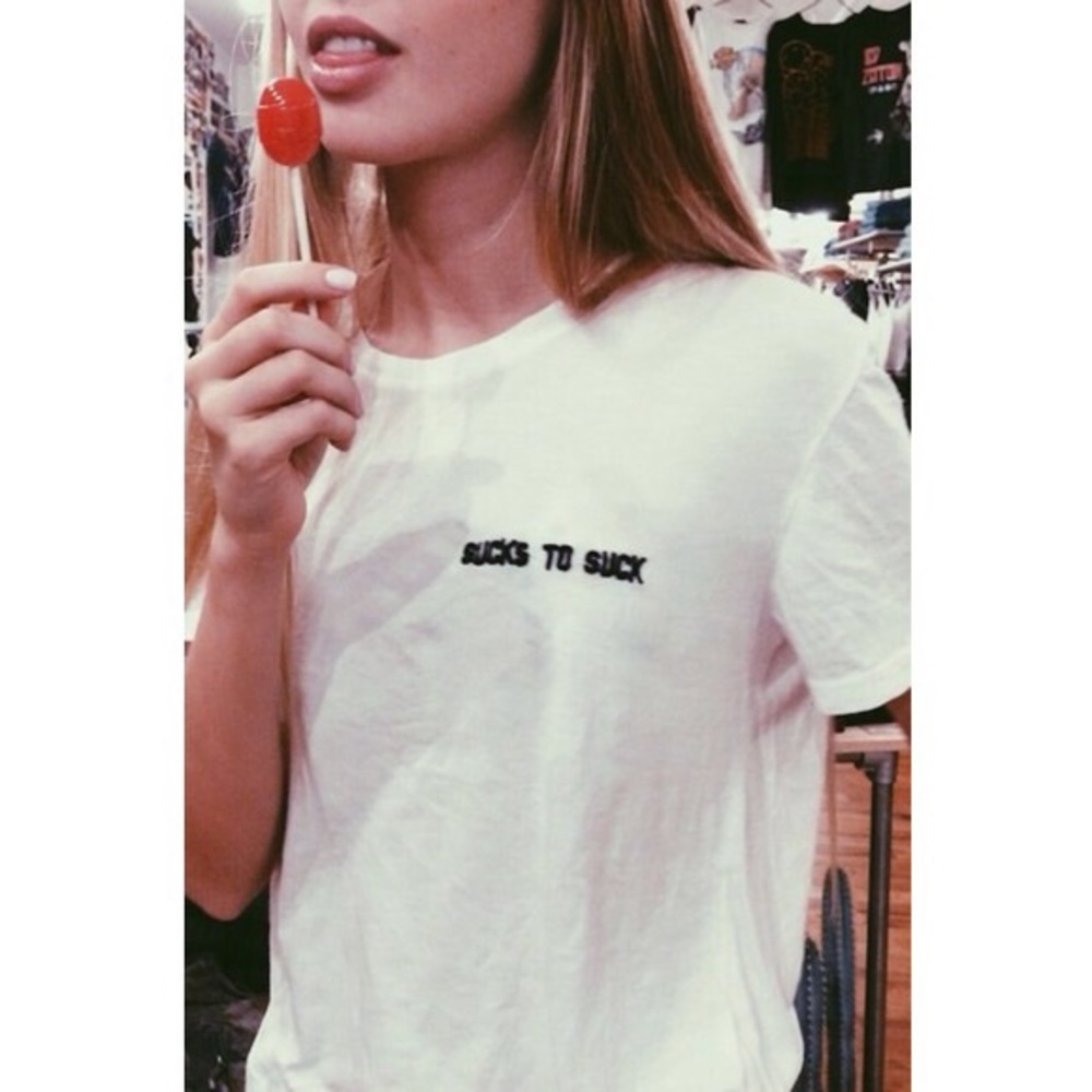 Brandy Melville sucks to suck shirt