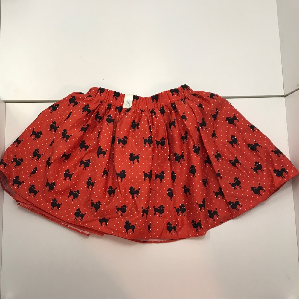 New with tag Children's Place red polka dot skirt