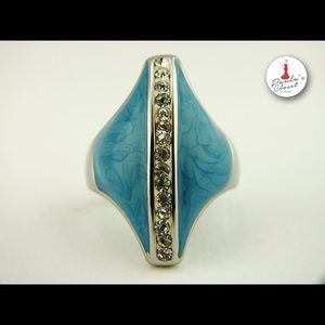 Sale⚡️Sterling Silver with a Turquoise Ring size 8