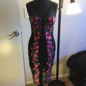 Bebe sexy floral dress