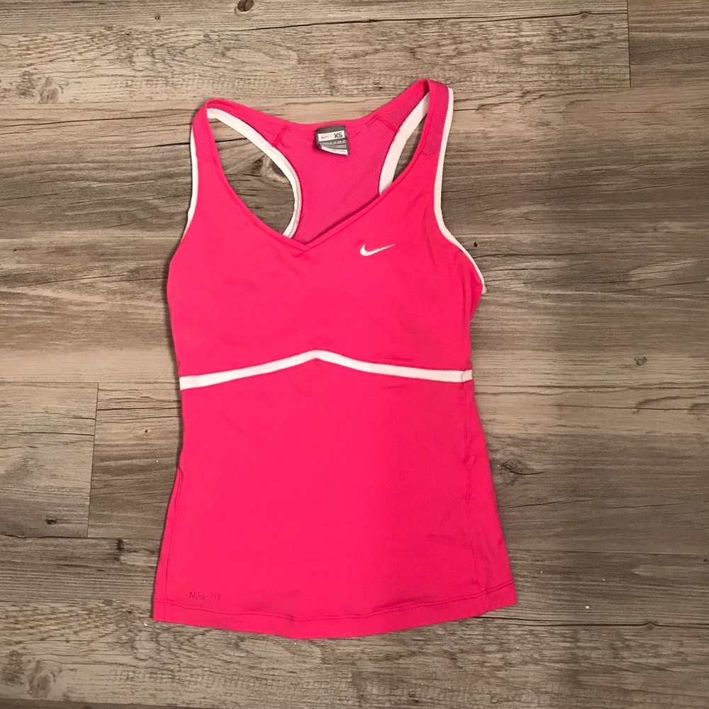 Hot Pink Nike Workout/Tennis Tank Top