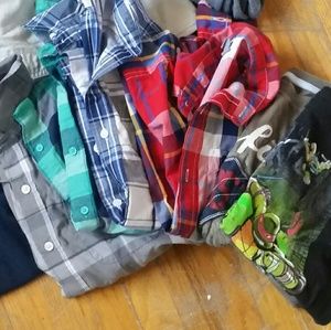 Boys Size 7/8 long-sleeve bundle