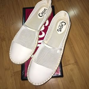 Circus by Sam Edelman White Mesh Espadrilles