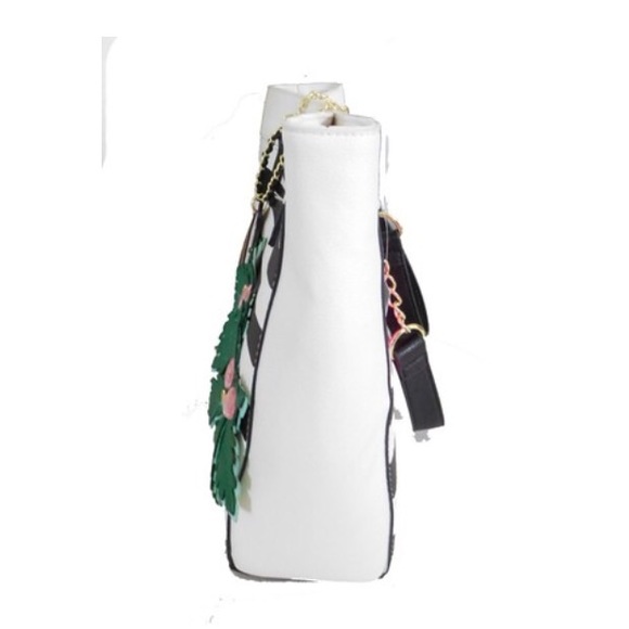 Betsey Johnson Palm Tree Black & Bone Tote 🌴 - Picture 5 of 6