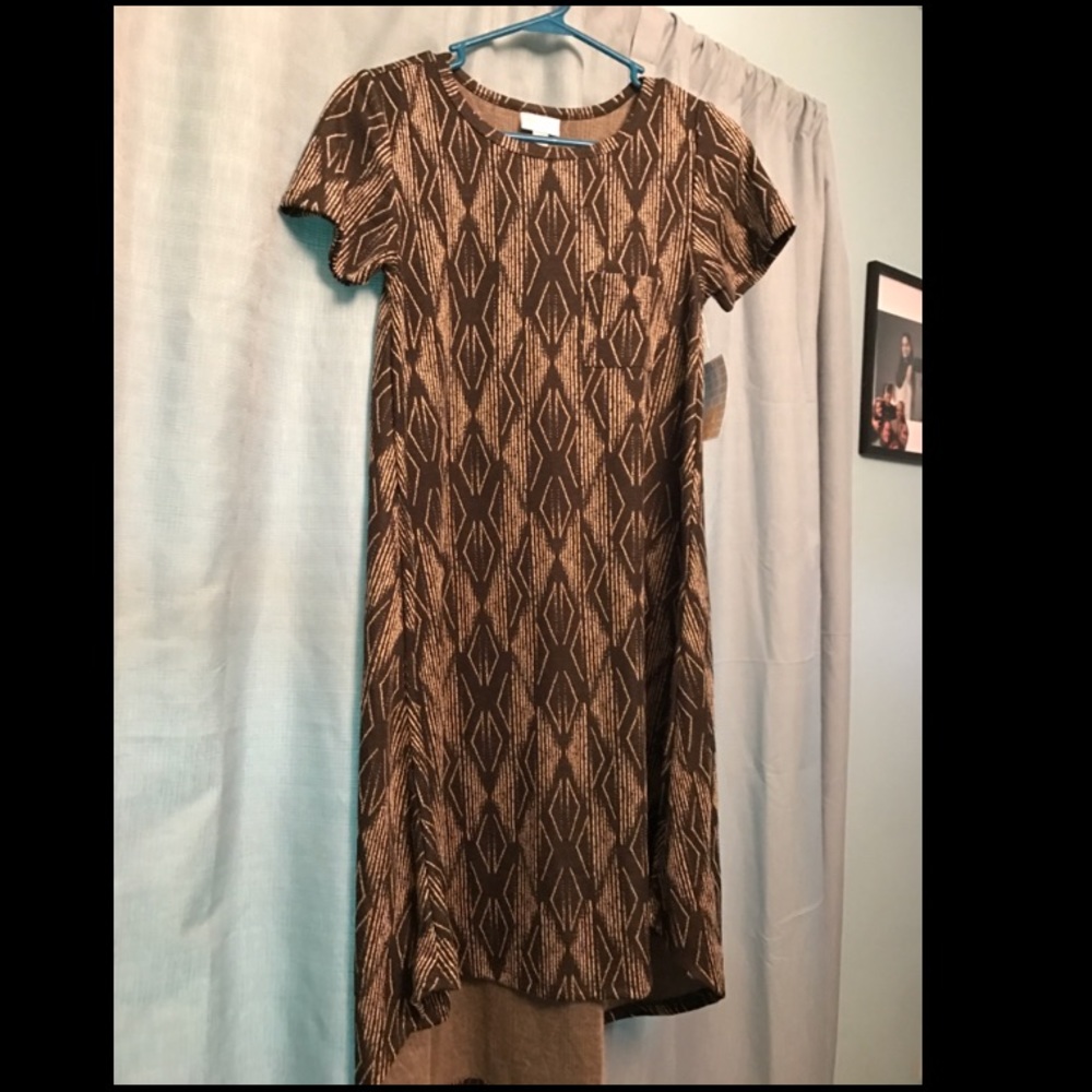 XXS Brown Carly with Pattern