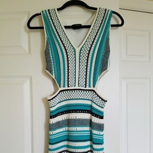 Bebe knit dress with cutouts