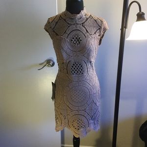 Bebe crochet dress
