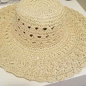 Aerie straw beach hat