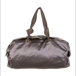Lanvin satin duffle bag