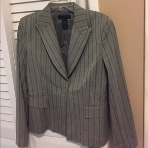 Medium jacket with stripes