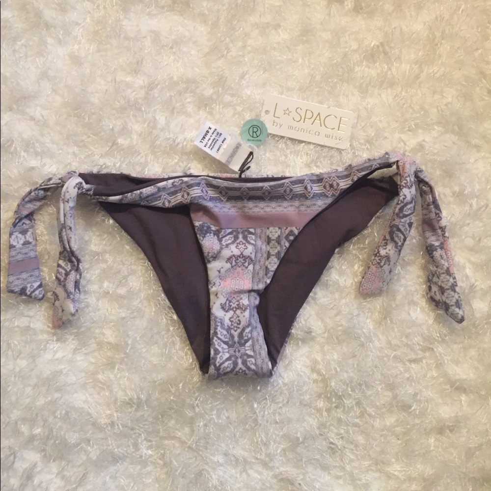 L*Space Swim Haven Tie Side Bottom XS
