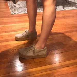 Steve Madden Suede Platform Sneaker