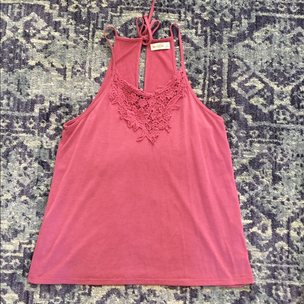 A&F LACE detailing soft Tank Top