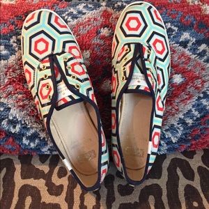 Geometric Kate Spade Slip-On Keds