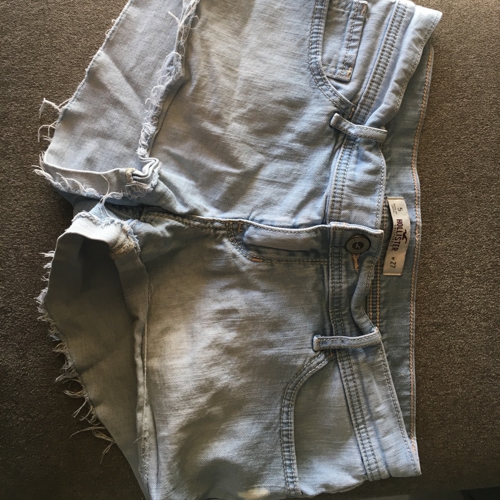 Light Blue Jean Hollister shorts