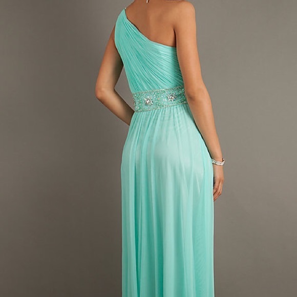 One Shoulder Temptation Evening Gown - Picture 2 of 4