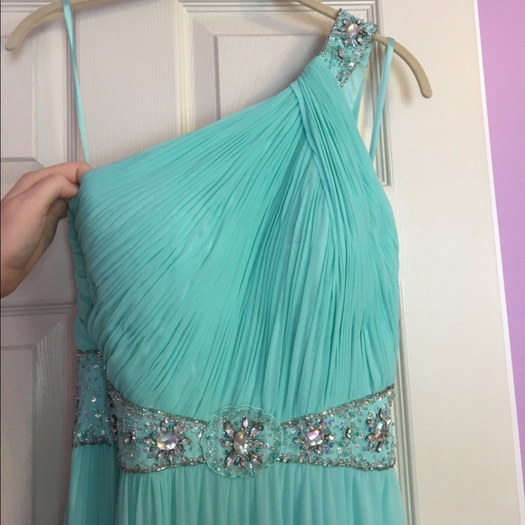 One Shoulder Temptation Evening Gown - Picture 3 of 4